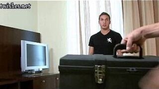 Boys jercking their cocks and enjoy anal sex porn video