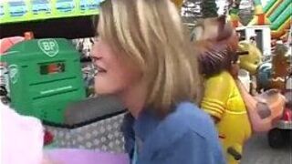 Girl fucked at public fair very sexy porn video